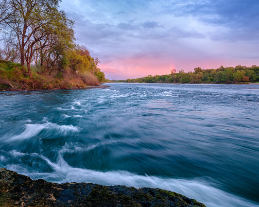 Blue Sweep of the American River